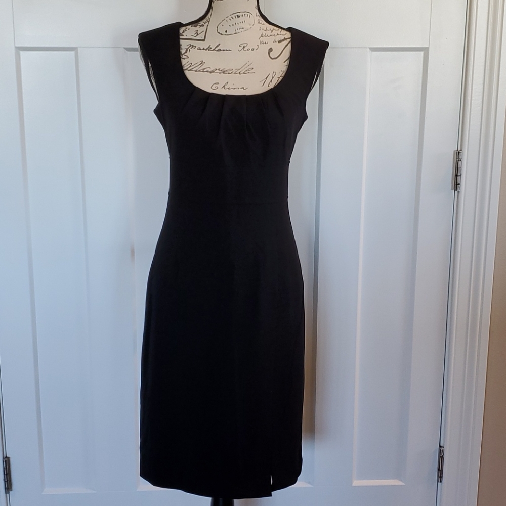 White House Black Market black fitted dress